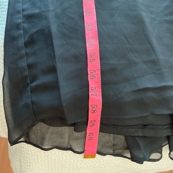 Social Bridesmaids Sleeveless Tie Back NWT Chiffon Trumpet Gown size 12 - Picture 15 of 16